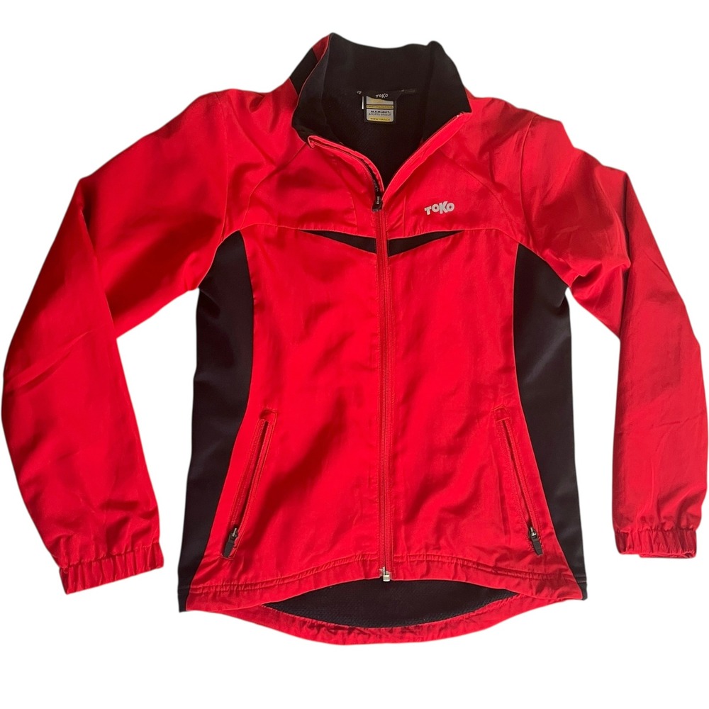 TOKO Swiss Engineering Women's‎ Red Black Full Zip Jacket Size S